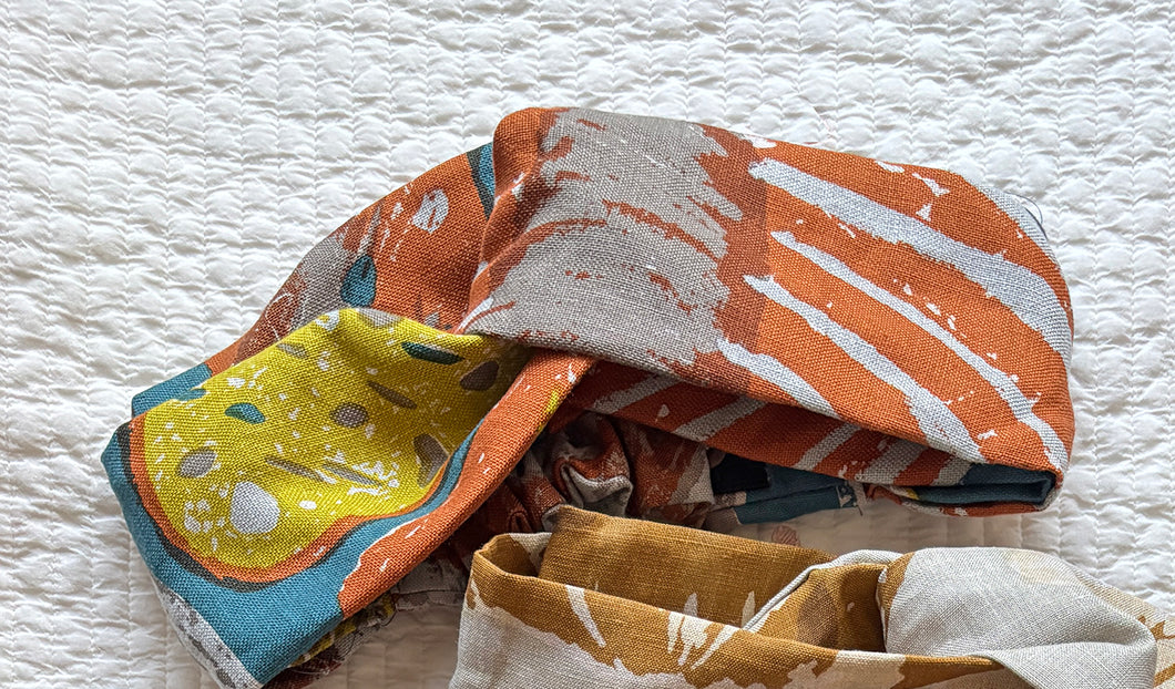Hair turban / linen,rayon,cotton