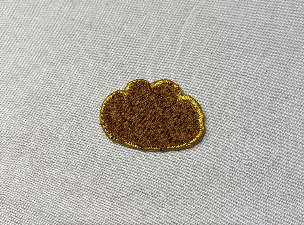 刺繍ワッペン　クリームパン