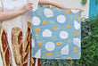 画像をギャラリービューアに読み込む, &quot;CHEESE STAND&quot; scarf (綿リヨセル) /blue
