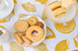 画像をギャラリービューアに読み込む, 麻キッチンクロス Baumkuchen
