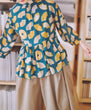 画像をギャラリービューアに読み込む, 2way flare long blouse / Baumkuchen
